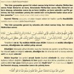 Salıyı Çarşambaya Bağlayan Gece Kılınacak Namazlar
